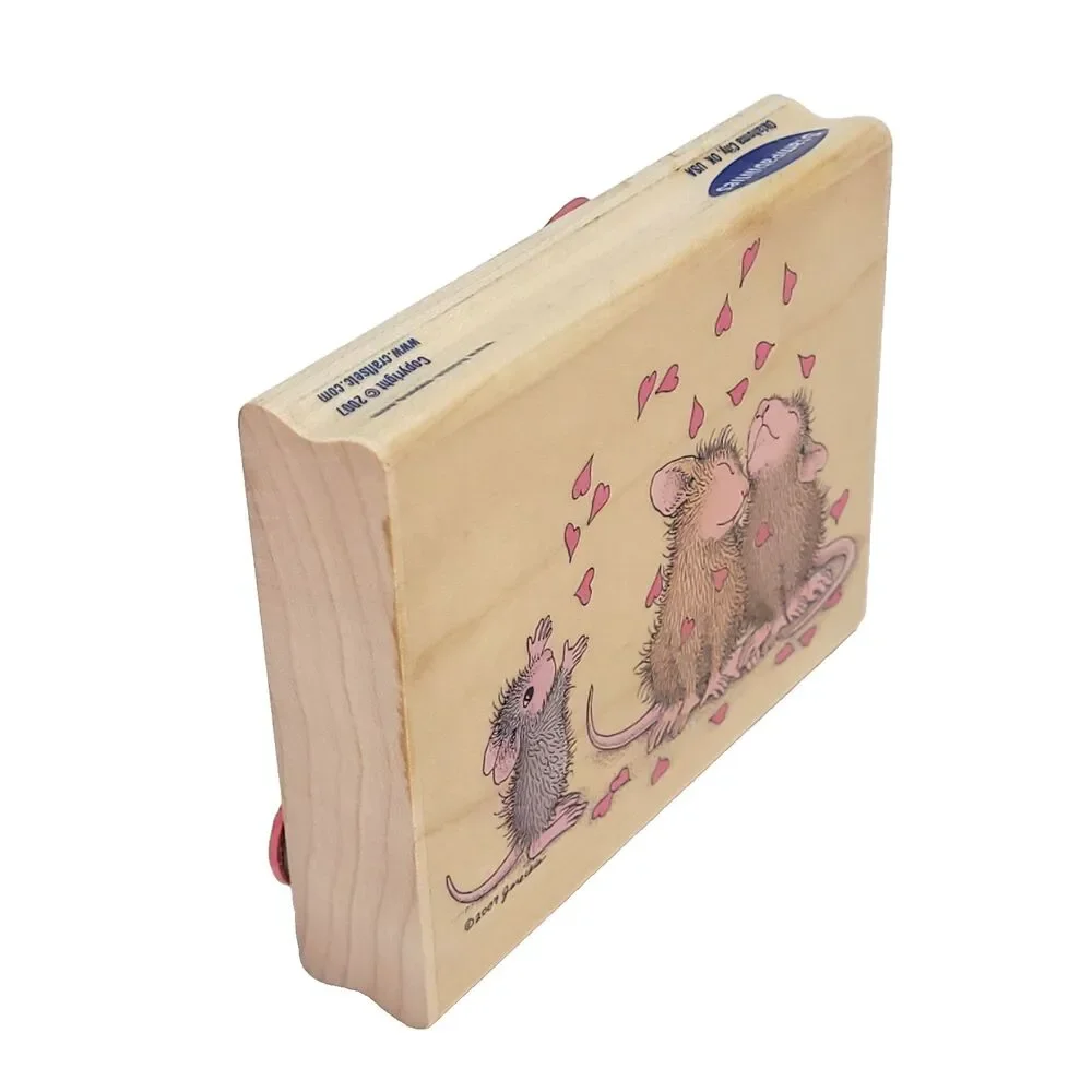 House Mouse 2007‎ Lovely Confetti Rubber Stamp 4